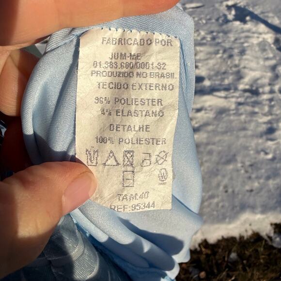 lORANE icy blue fairycore midi skirt size medium - Picture 6 of 6